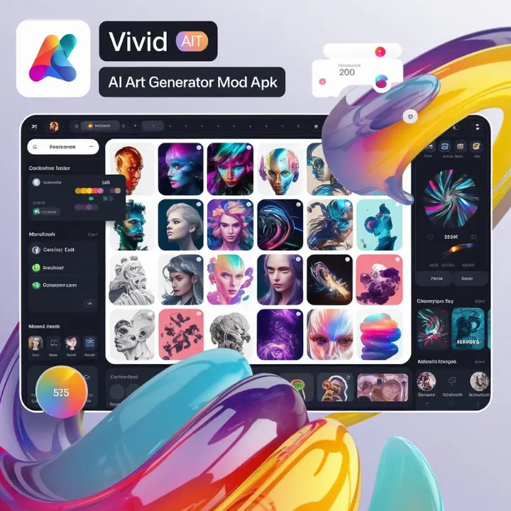 Navigating Creativity The User-Friendly Interface of Vivid AI Mod APK